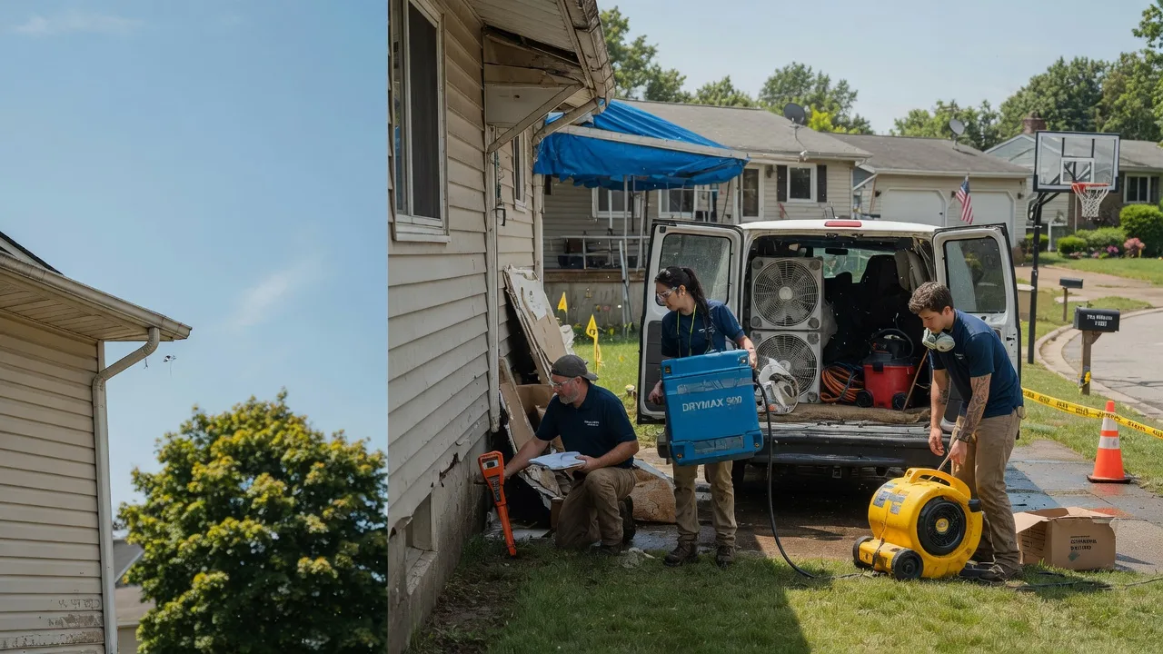 Ceiling Leak Cleanup in Meadowlands, MN near me